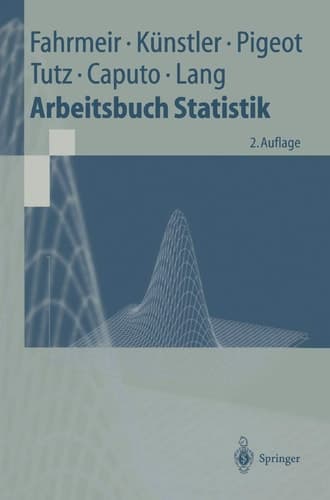 Arbeitsbuch Statistik mit 68 Tabellen