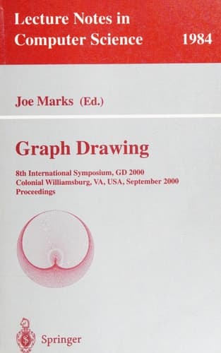 Graph Drawing 8th International Symposium, GD 2000, Colonial Williamsburg, VA, USA, September 20-23, 2000, Proceedings