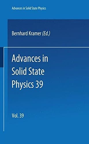 Advances in Solid State Physics 39