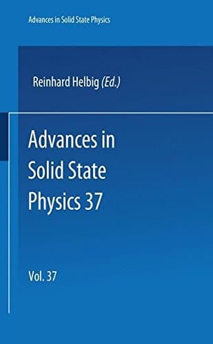 Advances in Solid State Physics 37