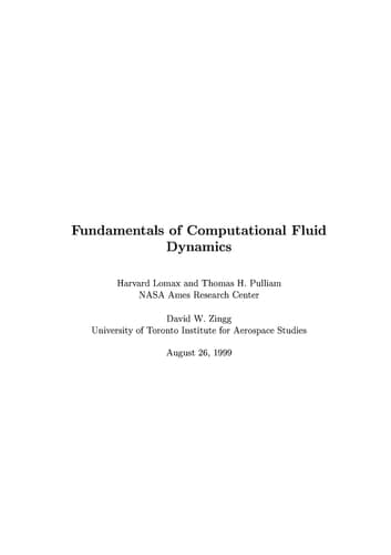Fundamentals of Computational Fluid Dynamics