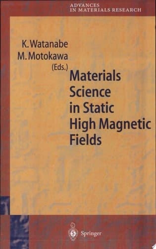 Materials Science in Static High Magnetic Fields