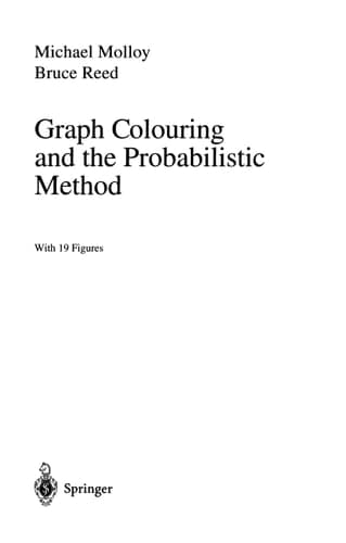 Graph Colouring and the Probabilistic Method