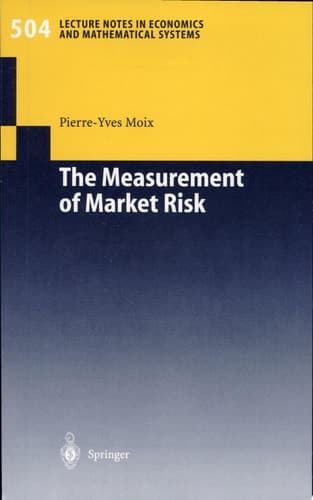 The Measurement of Market Risk Modelling of Risk Factors, Asset Pricing, and Approximation of Portfolio Distributions