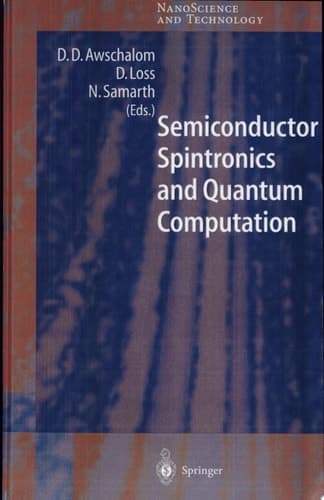 Semiconductor Spintronics and Quantum Computation