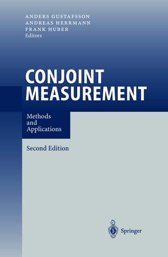 Conjoint Measurement Methods and Applications