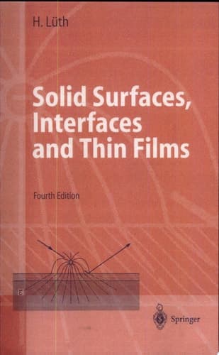 Solid Surfaces, Interfaces and Thin Films