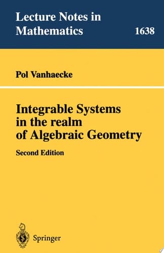 Integrable Systems in the Realm of Algebraic Geometry