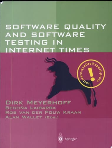 Software Quality and Software Testing in Internet Times
