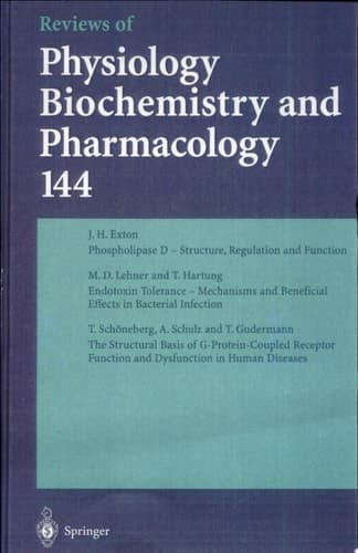 Reviews of Physiology, Biochemistry and Pharmacology