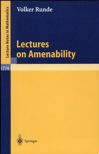 Lectures on Amenability