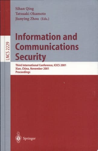 Information and Communications Security Third International Conference, ICICS 2001, Xian, China, November 13-16, 2001. Proceedings