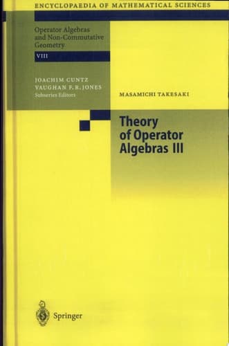 Theory of Operator Algebras III