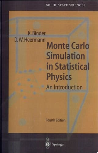 Monte Carlo Simulation in Statistical Physics An Introduction