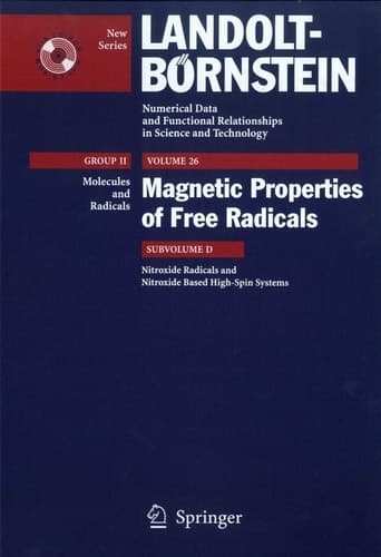 Nitroxide Radicals and Nitroxide Based High-Spin Systems