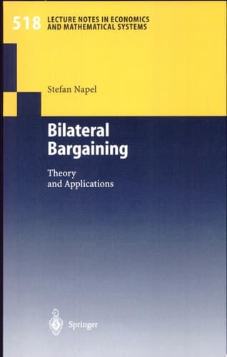 Bilateral Bargaining Theory and Applications