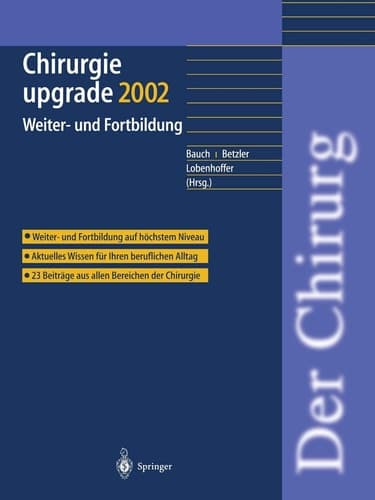Chirurgie upgrade 2002 Weiter- und Fortbildung