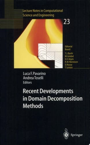 Recent Developments in Domain Decomposition Methods With ... 54 Tables