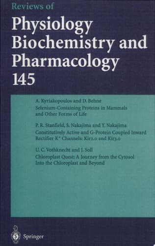Reviews of Physiology, Biochemistry and Pharmacology 145