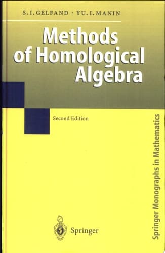 Methods of Homological Algebra