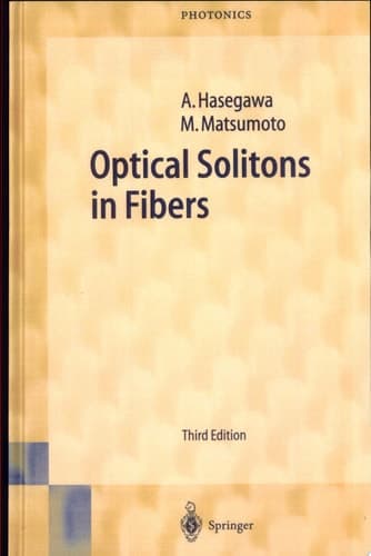 Optical Solitons in Fibers