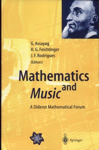 Mathematics and Music A Diderot Mathematical Forum