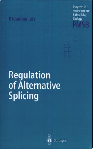 Regulation of Alternative Splicing