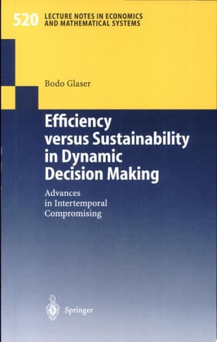 Efficiency versus Sustainability in Dynamic Decision Making Advances in Intertemporal Compromising