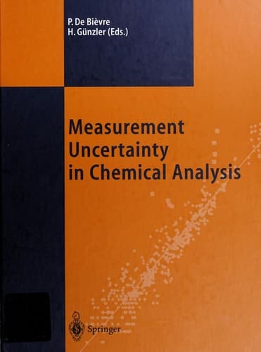 Measurement Uncertainty in Chemical Analysis