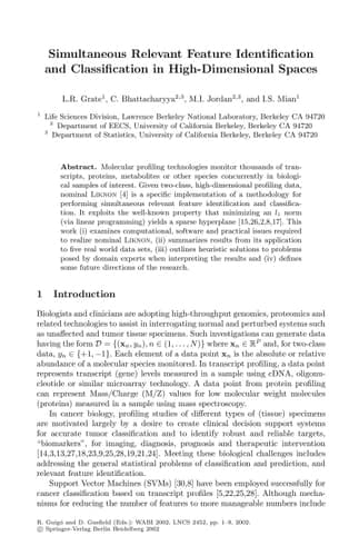 Algorithms in Bioinformatics Second International Workshop, WABI 2002, Rome, Italy, September 17-21, 2002, Proceedings