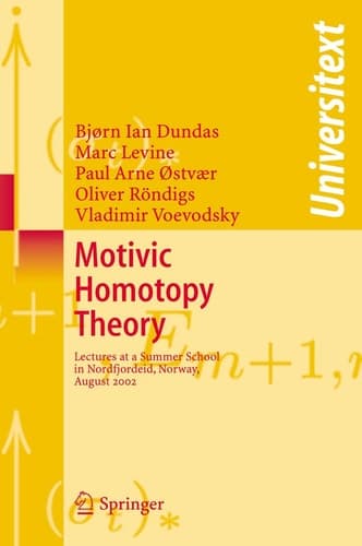 Motivic Homotopy Theory Lectures at a Summer School in Nordfjordeid, Norway, August 2002