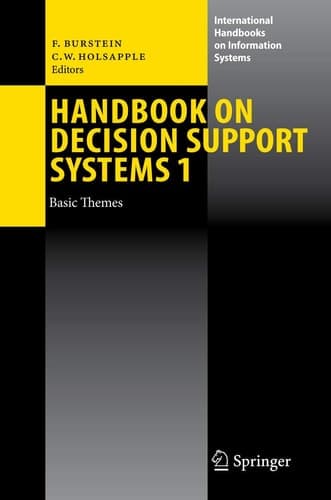 Handbook On Decision Support Systems 1