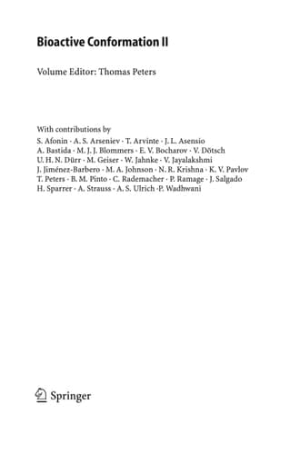 Bioactive Conformation II