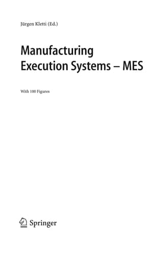 Manufacturing Execution System - MES