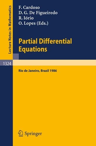 Partial Differential Operators Proceedings of ELAM VIII, held in Rio de Janeiro, July 14-25, 1986