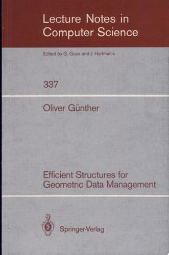Efficient Structures for Geometric Data Management
