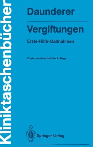 Vergiftungen Erste-Hilfe-Maßnahmen