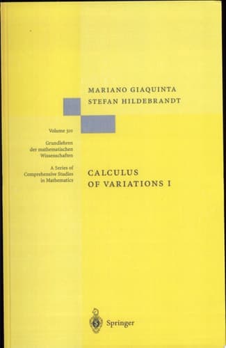 Calculus of Variations I
