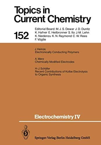 Electrochemistry 4 / With contrib. by J. Heinze, A. Merz, H.-J. Schäfer