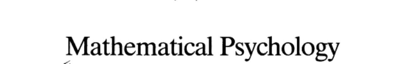 Mathematical Psychology in Progress