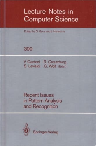 Recent Issues in Pattern Analysis and Recognition
