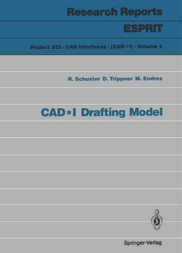 CAD*I Drafting Model (Research Reports Esprit, 4)