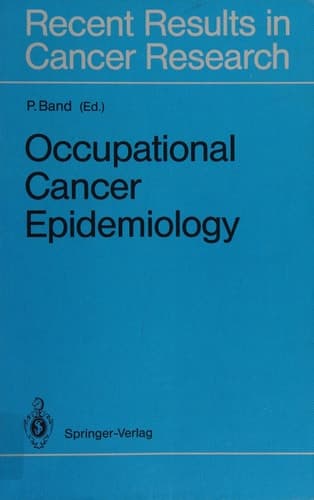 Occupational Cancer Epidemiology