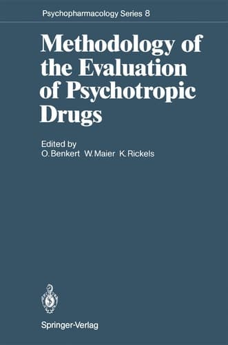 Methodology of the Evaluation of Psychotropic Drugs (Psychopharmacology Series)