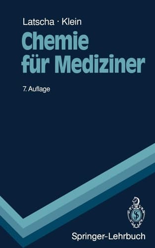 Chemie für Mediziner Begleittext zum Gegenstandskatalog für die Fächer der Ärztlichen Vorprüfung