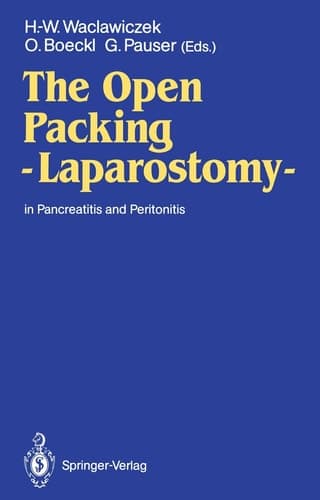 The Open Packing — Laparostomy — In Pancreatitis and Peritonitis