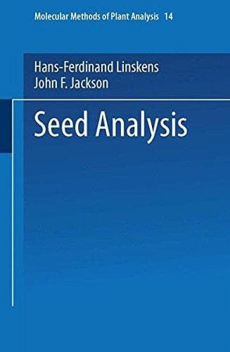 Seed Analysis (Molecular Methods of Plant Analysis)