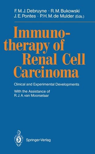 Immunotherapy of Renal Cell Carcinoma: Clinical and Experimental Developments