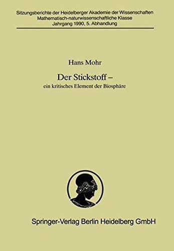 Der Stickstoff Ein kritisches Element der Biosphäre