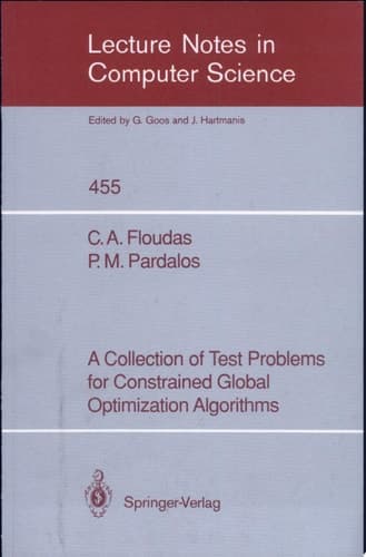 A Collection of Test Problems for Constrained Global Optimization Algorithms